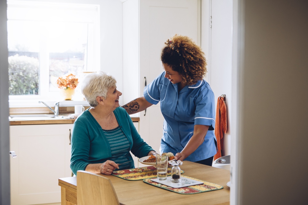 Supported independent living nurse with Cairns NDIS client